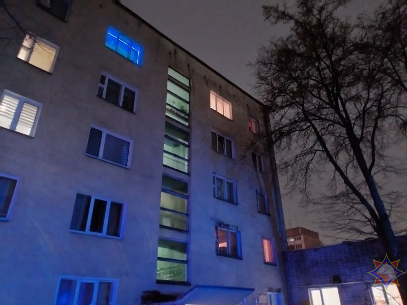 В Полоцке на пожаре погиб мужчина