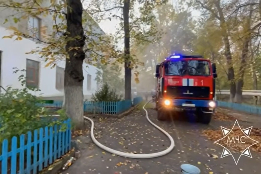 В Витебске горело здание храма на улице Максима Горького