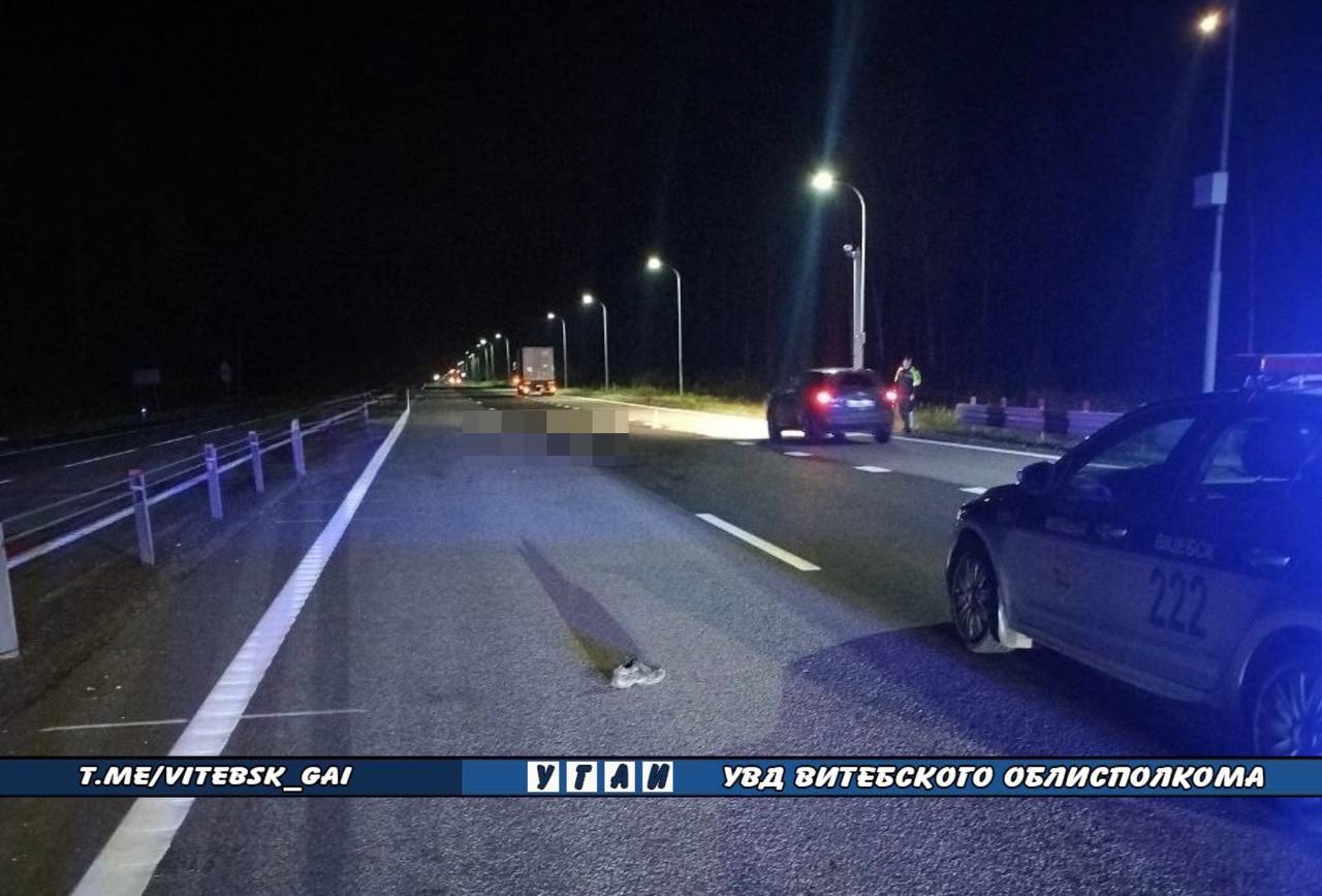 водитель грузовика сбил пешехода