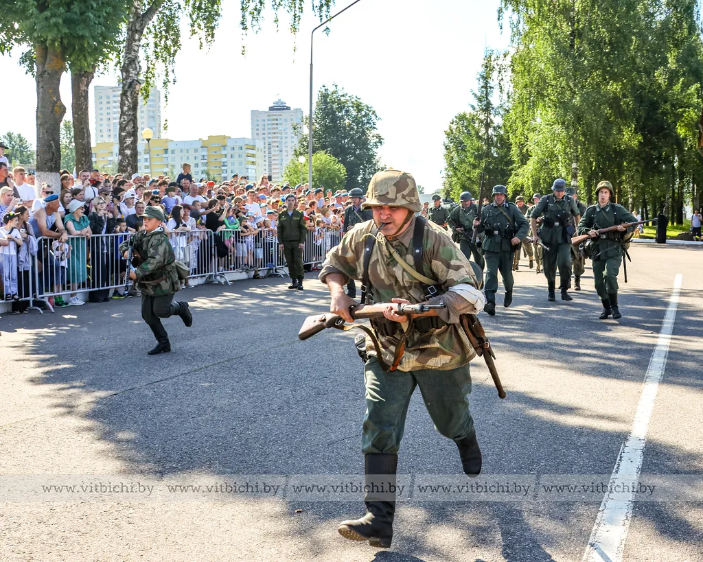 Воссозданный эпизод одной из самых масштабных битв мировой истории – битвы за Днепр в 1943-м