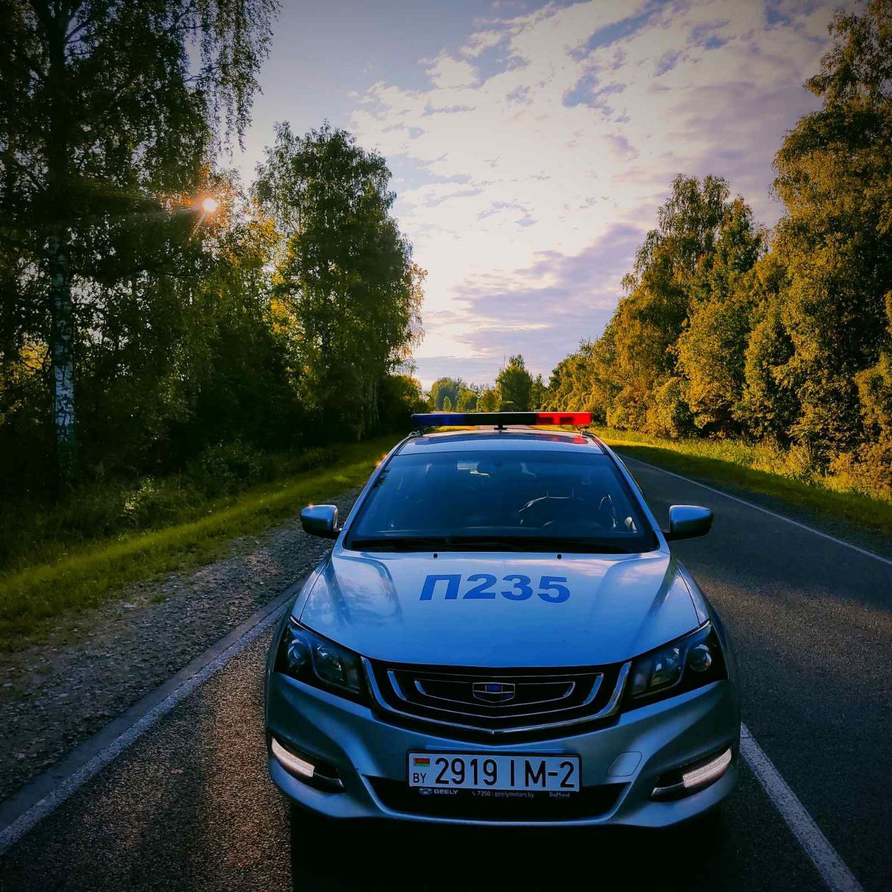 обстановка на дорогах Витебщины машина ГАИ