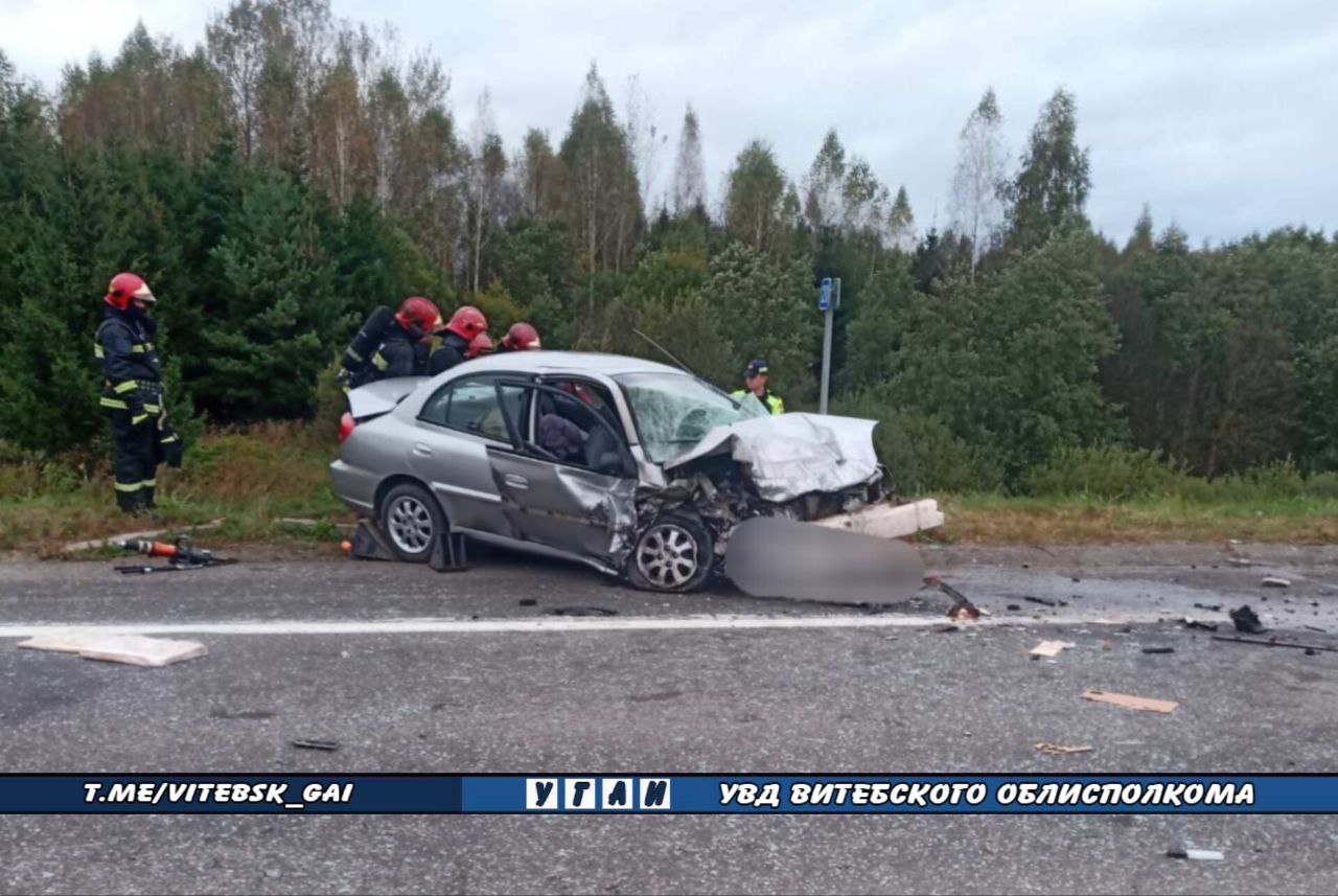 ДТП в Витебском районе: один человек погиб, двое пострадали
