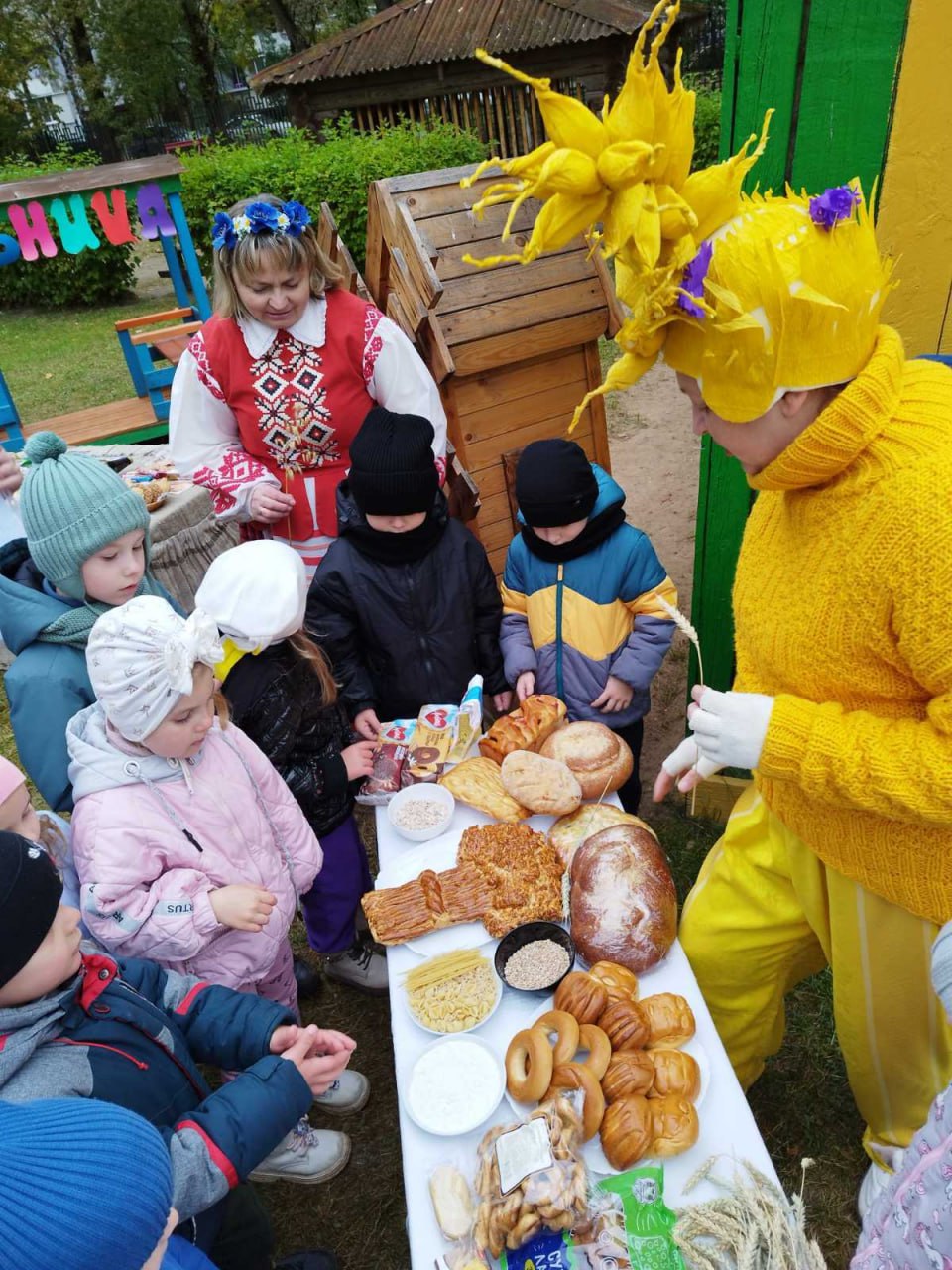 В детском саду № 100 «Колосок» прошле прпздник урожая