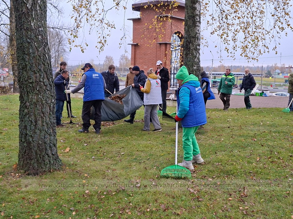 уборка листвы