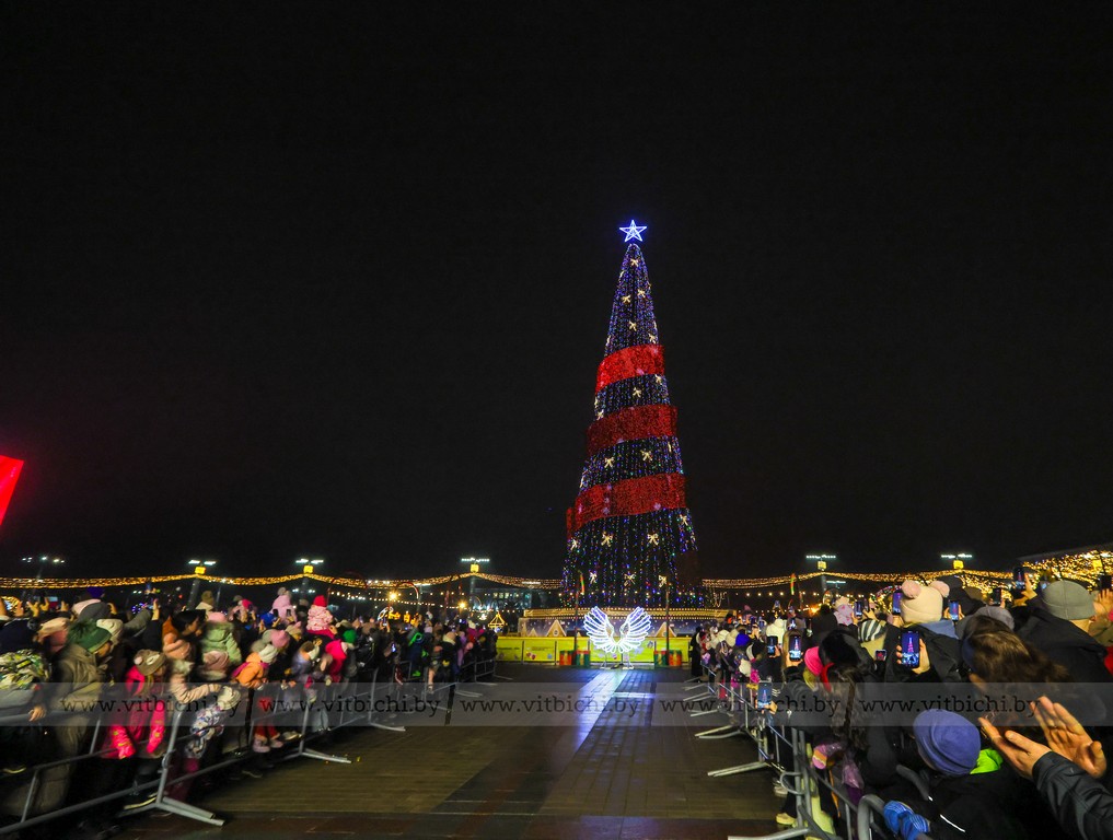 новогодняя елка в Витебске