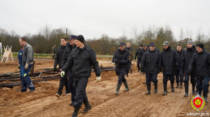 Судебные эксперты приняли участие в благоустройстве территории фермерского хозяйства Витебщины