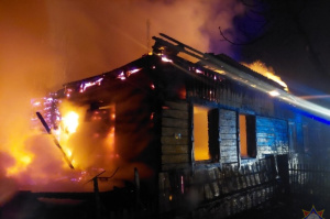 Пожар унес жизнь мужчины в Лиозненском районе