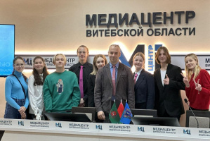 Витебские школьники и гимназисты приняли участие в профориентационной встрече в Медиацентре Витебской области