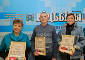 В редакции «Витьбичей» наградили победителей фотоконкурса «Активное долголетие по-витебски»