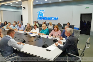 Николай Орлов встретился с трудовым коллективом Витебского филиала РУП «Белтелеком» в преддверии Дня народного единства