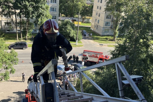 В общежитии ОАО «Витебские ковры» прошли тренировочные тактико-специальные занятия МЧС