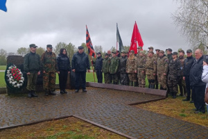 В Витебском районе на территории Шапечинского сельсовета недалеко от воинского мемориала «Плацдарм Новики» проводится международная «Вахта памяти»