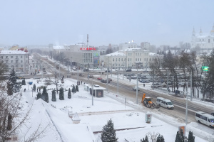 Коммунальные службы Витебска все выходные 2 и 3 декабря расчищали городские улицы и дворы от снега 
