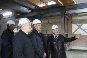 Министр архитектуры и строительства Республики Беларусь Руслан Пархамович ознакомился с работой Витебского завода сборного железобетона
