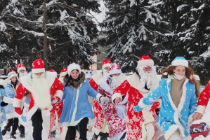 Дед Мороз на ватрушке, конкурс снеговиков и белорусские деликатесы. Как прошел «Зимний разгуляй» в Витебском районе