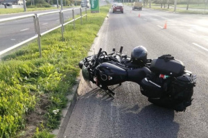 Мотоциклист получил травмы при столкновении с автомобилем в Витебске