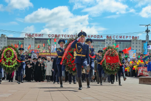 Митинг, посвященный 80-летию Победы, состоялся в Витебске — Фотофакт