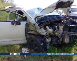В Лиозненском районе произошло ДТП: пострадал пассажир