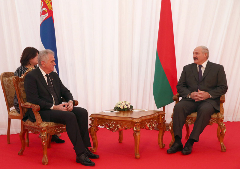Александр Лукашенко и Томислав Николич.