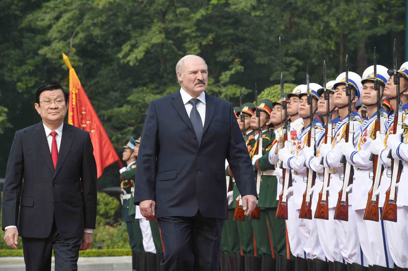 Александр Лукашенко и Чыонг Тан Шанг.