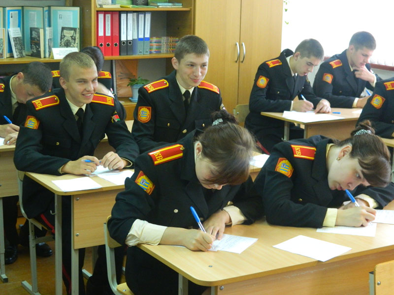 Беларусь выпускники кадет­ских училищ