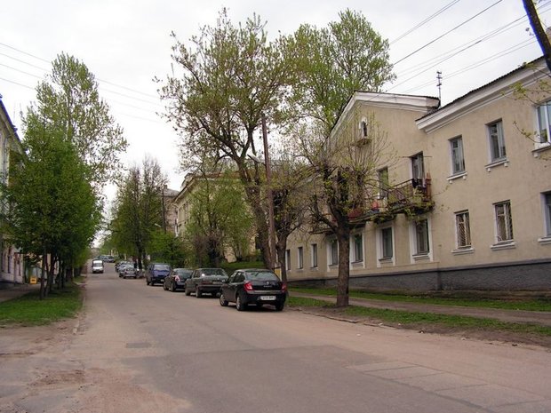Улица Марка Шагала в Витебске